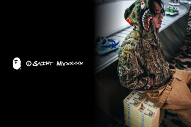 SAINT Mxxxxxx × A BATHING APE コラボ第5弾が2025年 12/20 発売 (ア ベイシング エイプ セントマイケル)