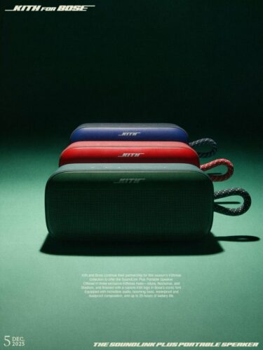 【2025年 12/5 発売】KITH for BOSS コラボポータブルスピーカー"SoundLink Plus" (キス ボーズ "サウンドリンク プラス" KITHMAS)