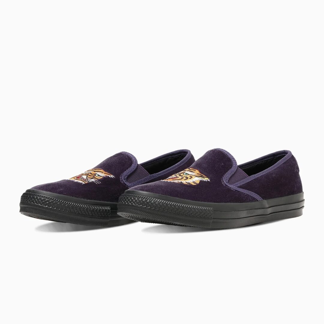 【2026年 1/27 発売】CONVERSE ALL STAR KUNGFU SLIP-ON “Royal Purple/Black” (コンバース オールスター カンフー スリップオン) [31317180/31317181]