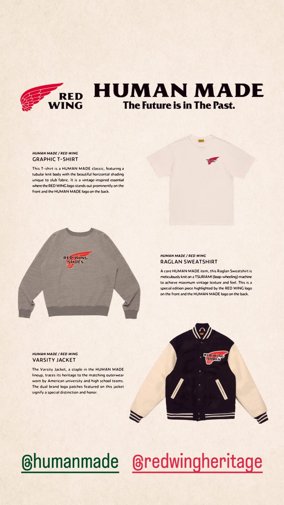 HUMAN MADE × RED WING コラボアイテムが近日発売 (ヒューマンメイド レッドウィング)