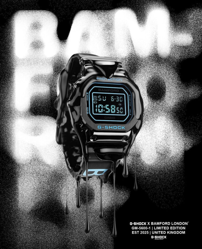 Bamford Watch Department × G-SHOCK コラボ「GM-5600BWD-1JR」が2025