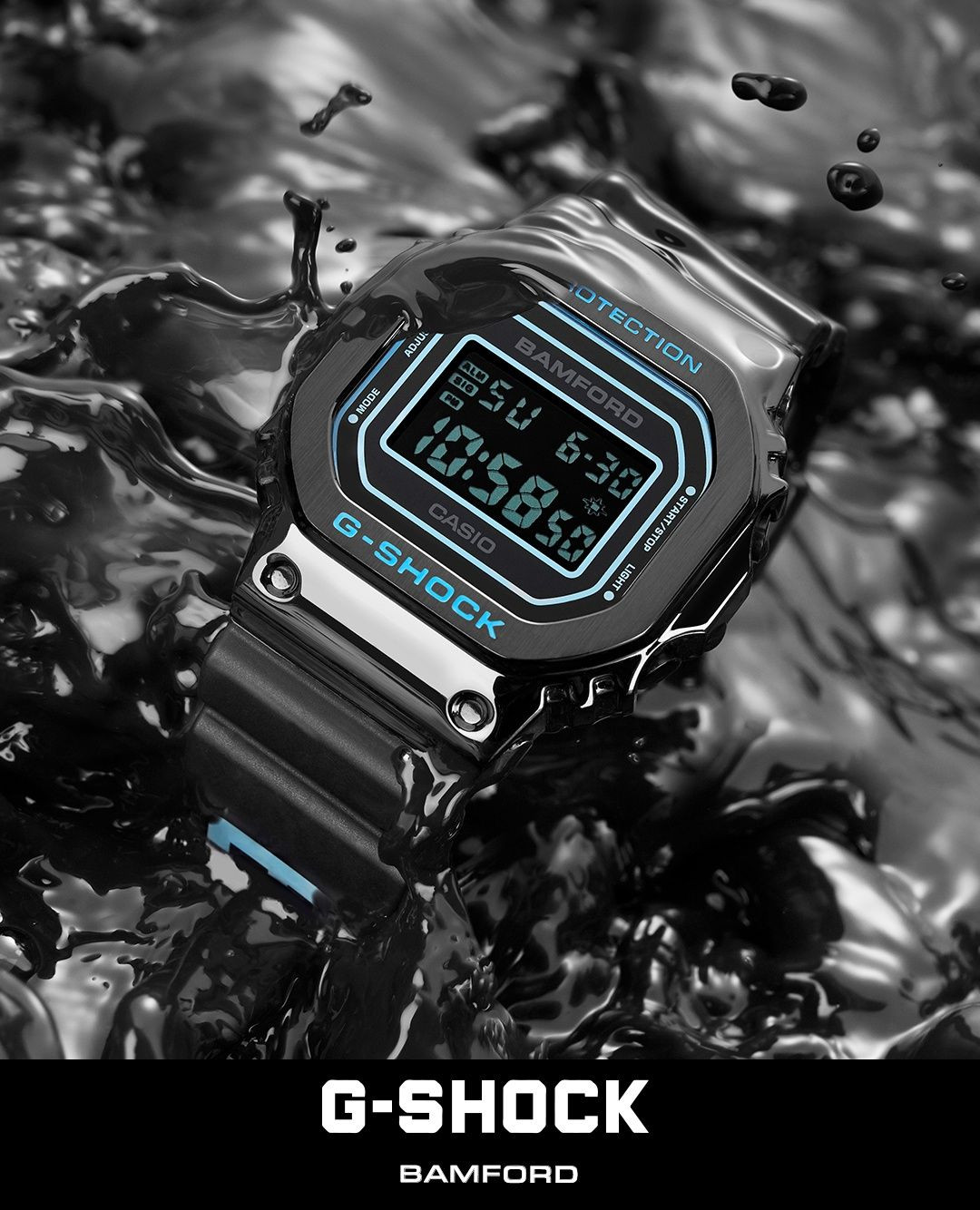 Bamford Watch Department × G-SHOCK コラボ「GM-5600BWD-1JR」が2025年 12/12 発売 (バンフォード・ウオッチ・デパートメント Gショック ジーショック)