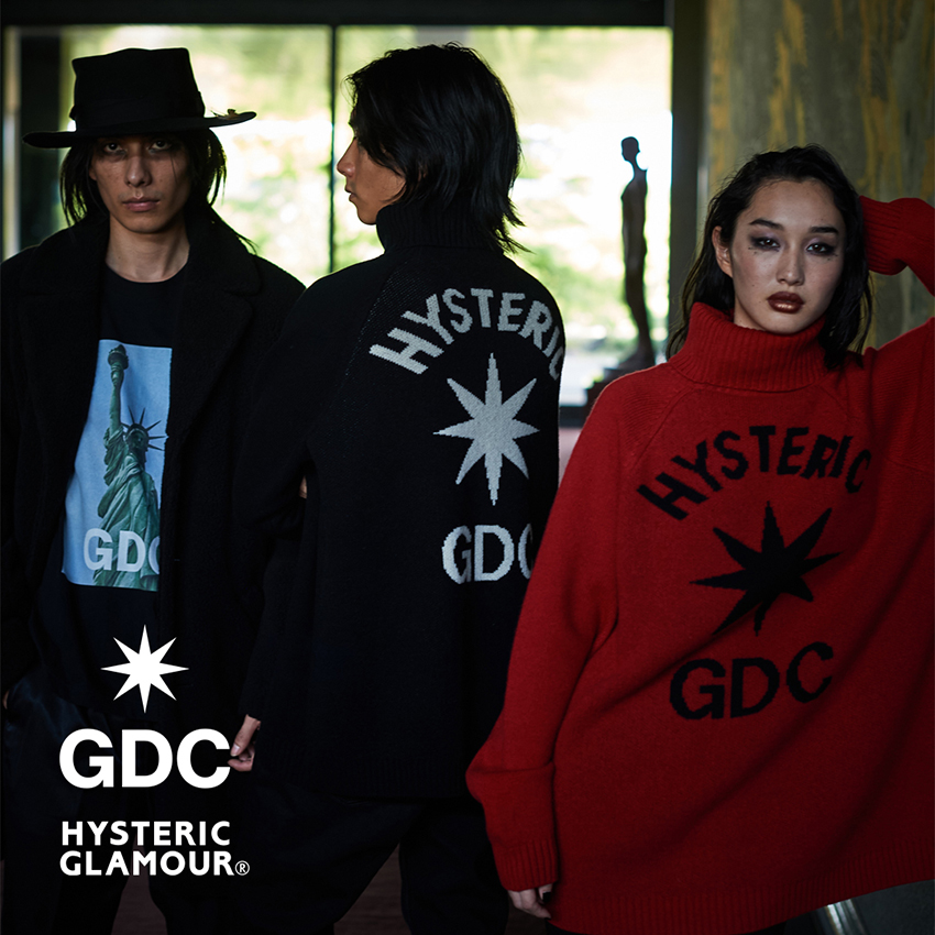 GDC × HYSTERIC GLAMOUR コラボアイテムが2025年 12/13 発売 (ジーディーシー ヒステリックグラマー)