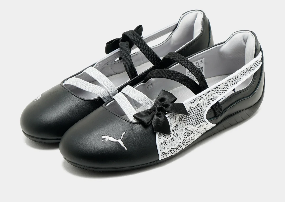 【JD Sports 限定】PUMA SPEEDCAT BALLET LACE “Black/Silver” (プーマ スピードキャット バレエ レース “ブラック/シルバー”) [408709-01/409009-01]