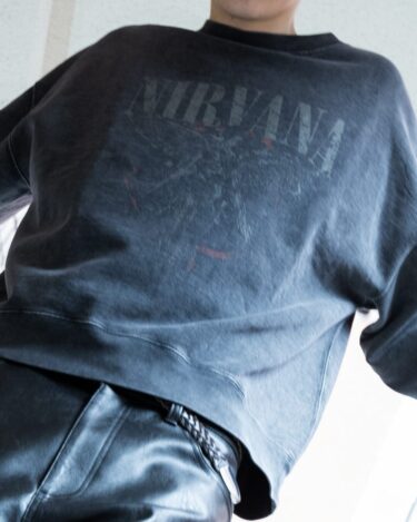 NIRVANA for monkey time 2025 FW "スウェットクルーネック"が12/18 発売 (ニルヴァーナ モンキータイム)