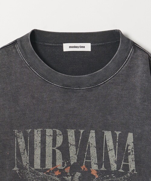 NIRVANA for monkey time 2025 FW “スウェットクルーネック”が12/18 発売 (ニルヴァーナ モンキータイム)