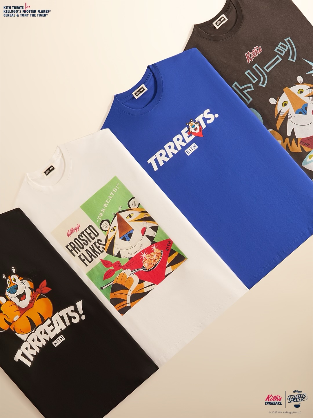 KITH TREATS for Kellogg’s Frosted Flakes Cereal & Tony the Tigerが2025年 12/12 発売 (キス トリーツ ケロッグ)