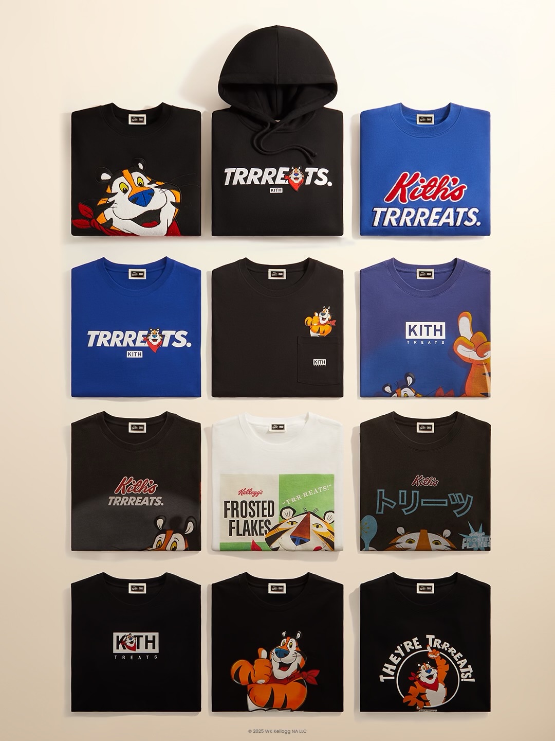 KITH TREATS for Kellogg’s Frosted Flakes Cereal & Tony the Tigerが2025年 12/12 発売 (キス トリーツ ケロッグ)