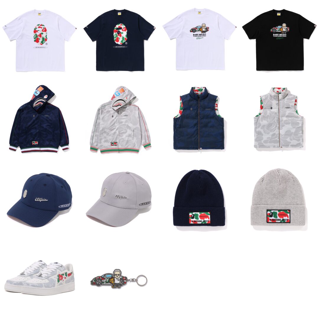 A BATHING APE x PAGANI 2025 FW コラボコレクションが12/22 発売 (ア ベイシング エイプ パガーニ)