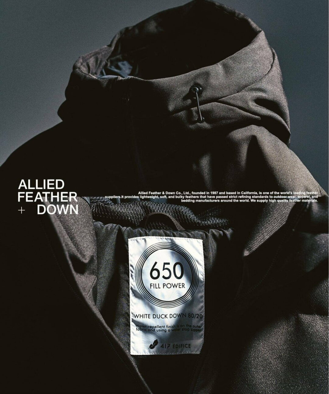 417 EDIFICE 2025 FW “ALLIED FEATHER+DOWN”が発売 (エディフィス アライド ダウンブルゾン)