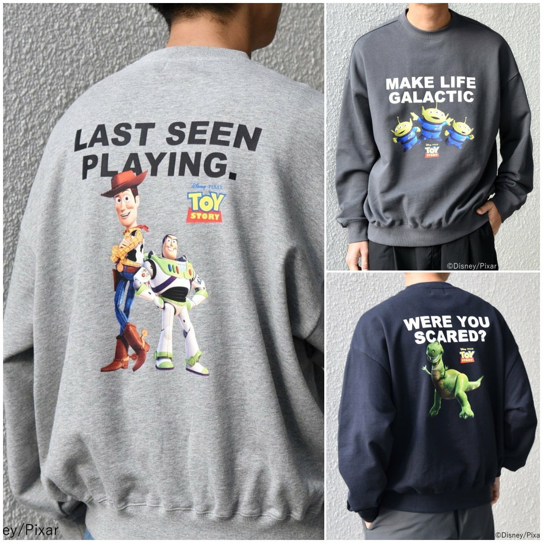 SHIPS any × TOY STORY 2025 FW “グラフィック プリント スウェット”が