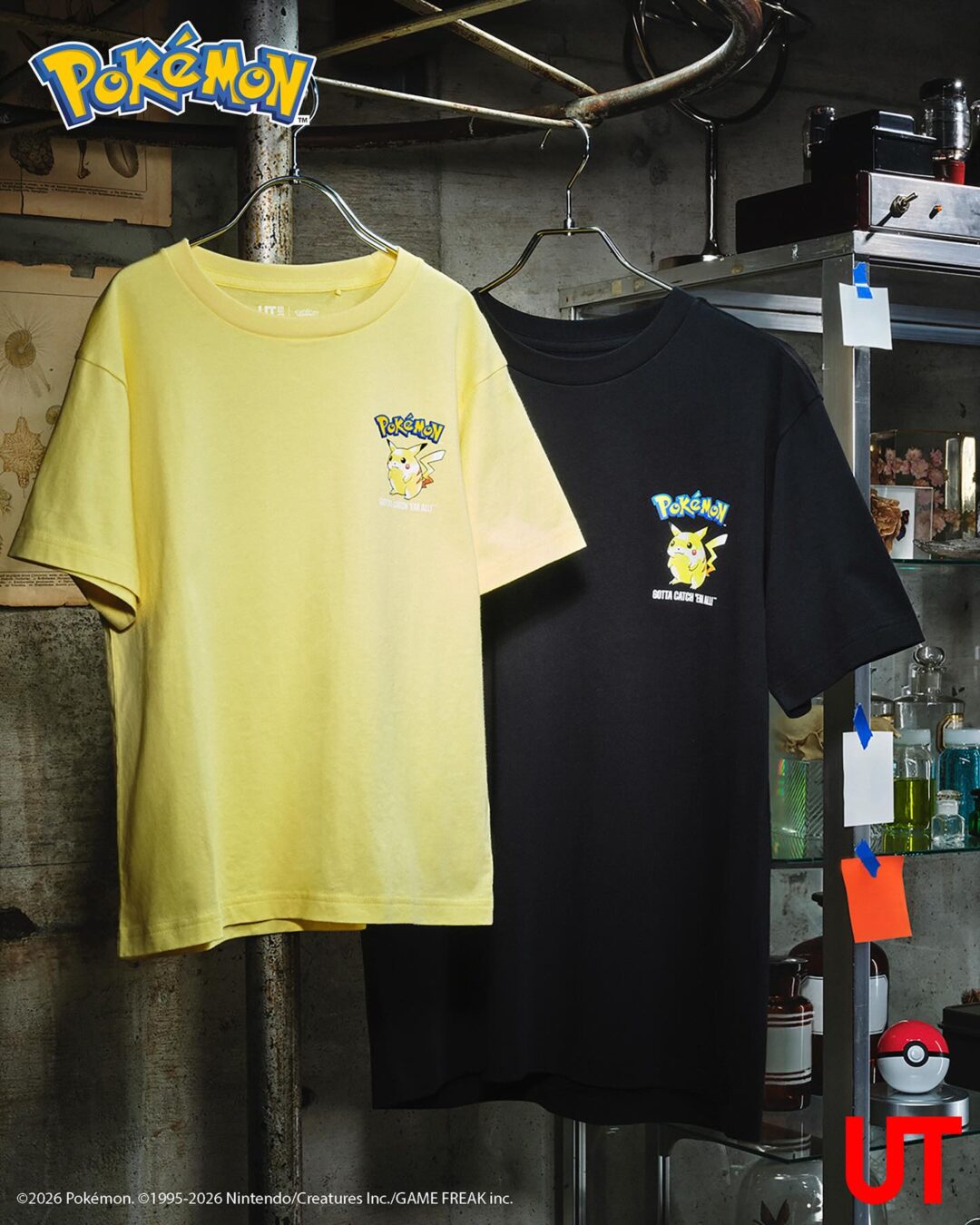 ポケモン初代作品 × ユニクロ UT 最新コラボが2026年 3/23 発売 (Pokemon UNIQLO)