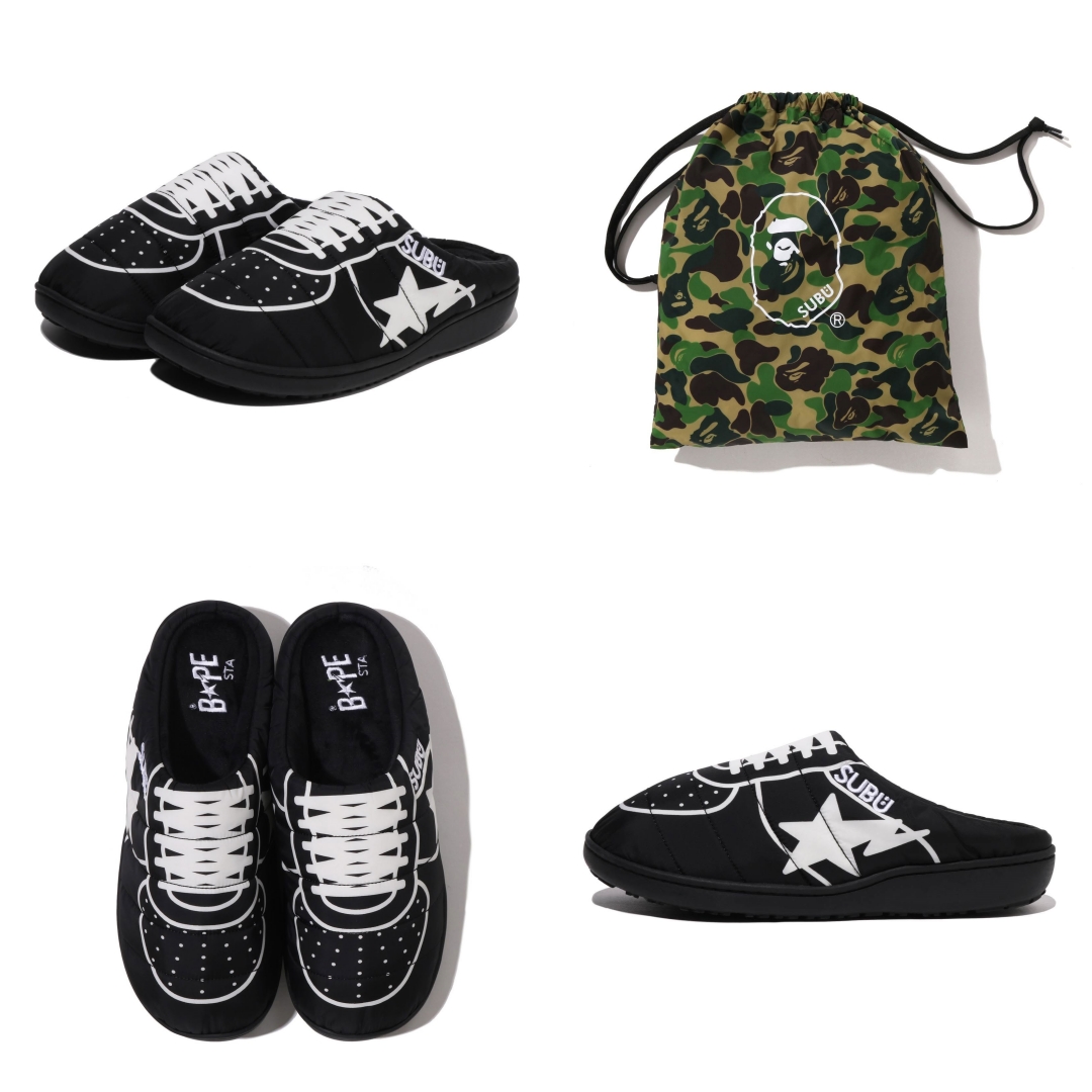 A BATHING APE × SUBU PUFFER SANDALS “BAPESTA”が2026年 1/3 発売 (ア ベイシング エイプ スブ ベイプスタ)
