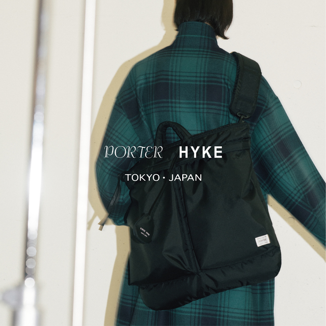 HYKE × PORTER 2025 FW コラボアイテムが2025年 12/12 発売 (ハイク ポーター)