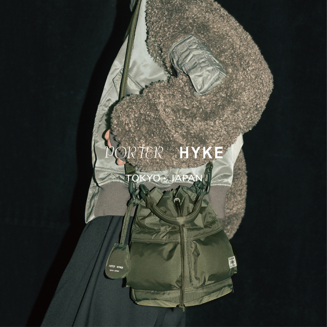 HYKE × PORTER 2025 FW コラボアイテムが2025年 12/12 発売 (ハイク ポーター)