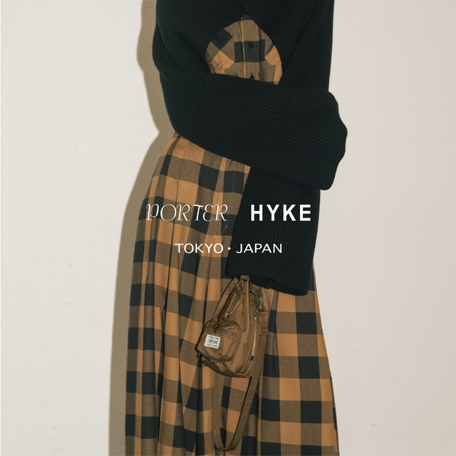 HYKE × PORTER 2025 FW コラボアイテムが2025年 12/12 発売 (ハイク ポーター)