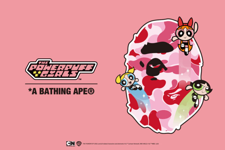 THE POWERPUFF GIRLS × A BATHING APE コラボアイテムが2025年 12/14