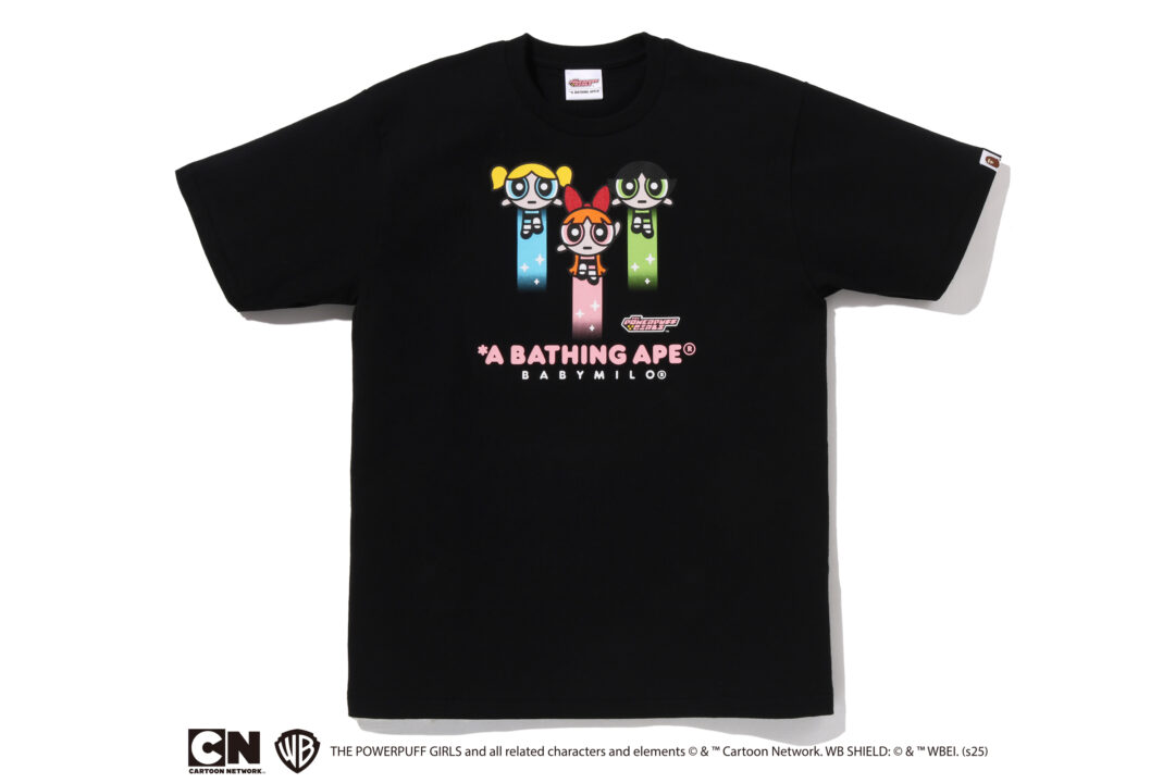 THE POWERPUFF GIRLS × A BATHING APE コラボアイテムが2025年 12/14 発売 (パワーパフ ガールズ ア ベイシング エイプ)