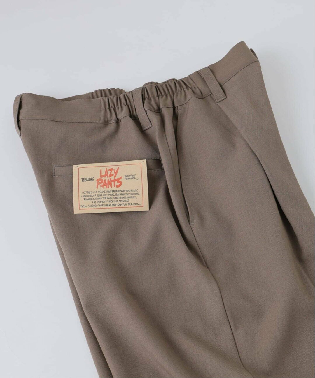 JOURNAL STANDARD relume 2026 SS “バルジ ツイル 1タック レイジー スラックス”が発売 (ジャーナルスタンダード)