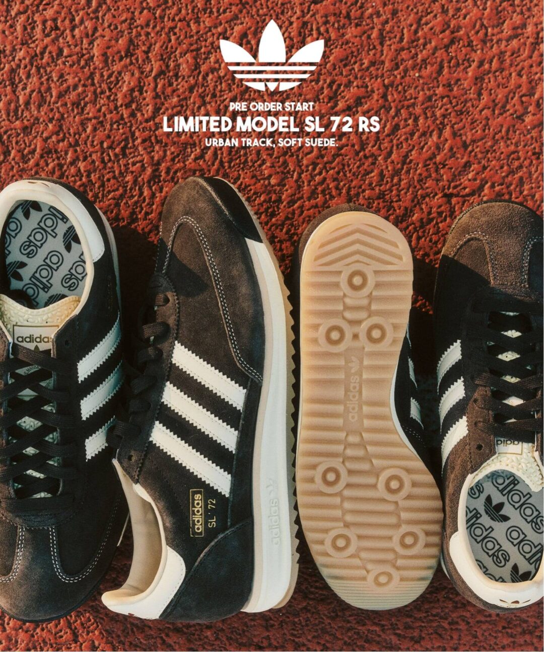 【417 EDIFICE EXCLUSIVE・2026年 1月下旬 発売】adidas Originals SL 72 RS “Aurora Coffee” (エディフィス アディダス オリジナルス) [KK3642]