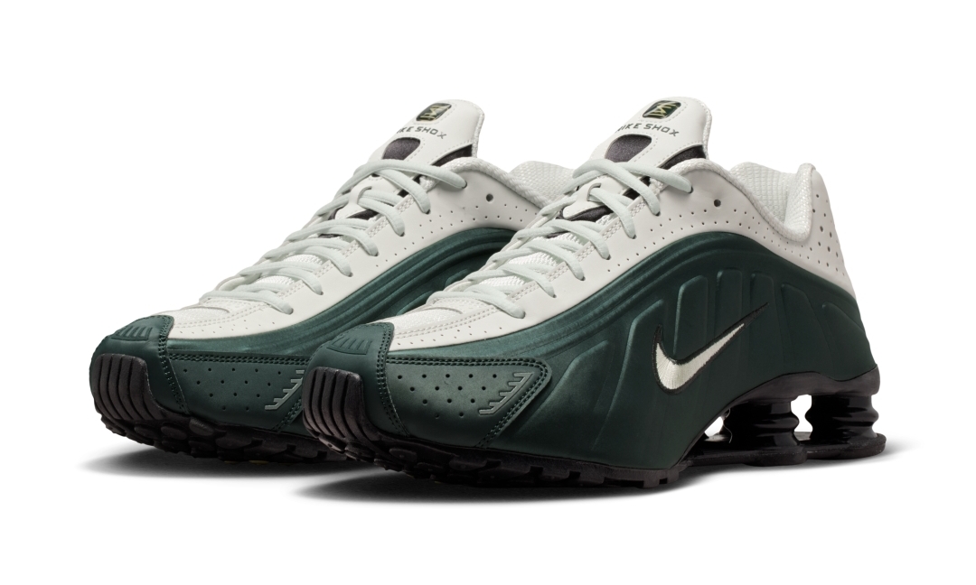 【2025年 12/1 発売】NIKE SHOX R4 “Black Spruce/Spruce Aura” (ナイキ ショックス “ブラックスプルース/スプルースオーラ”) [HQ1988-300]