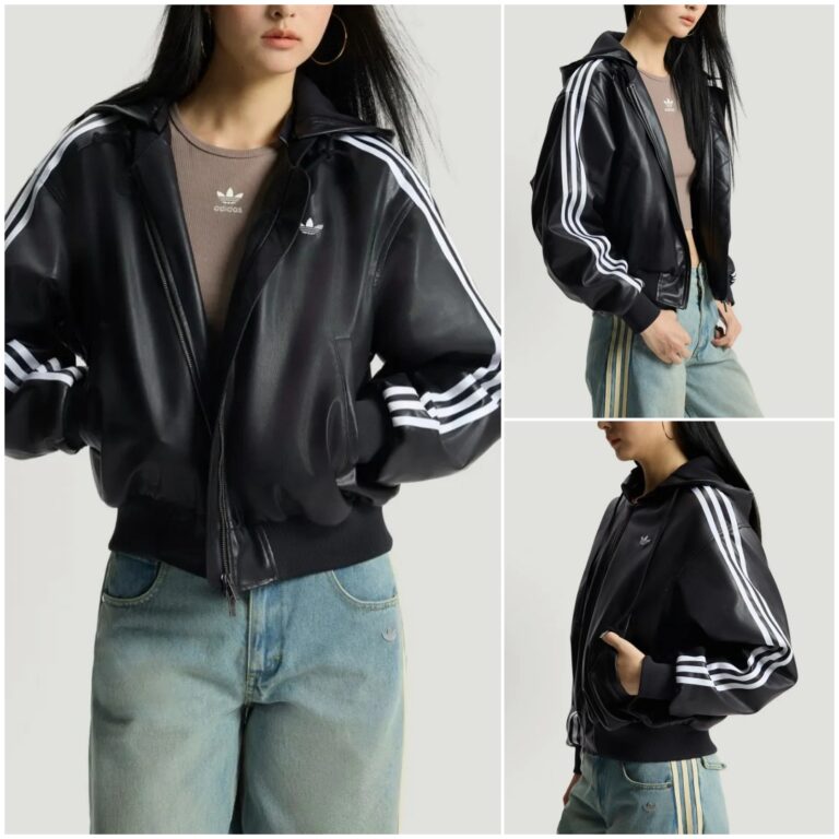 adidas Originals Hooded Leather Jacket Pad “Black”が海外発売