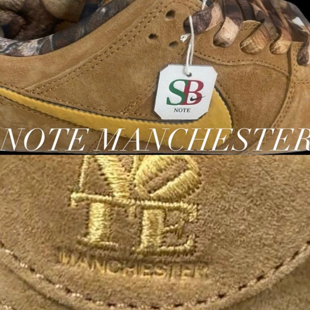 【2026年 春 発売予定】NOTE Manchester × NIKE SB DUNK LOW “Flax” (ノート マンチェスター ナイキ ダンク ロー “フラックス”) [IO9508-200]