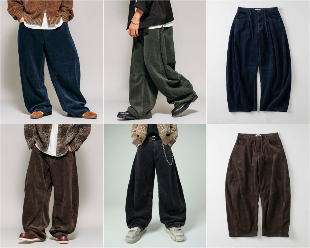 FREAK’S STORE 2025 FW “ワイドシルエット ワンウォッシュ カーブ コーデュロイパンツ”が2026年 1月下旬 発売 (フリークスストア)