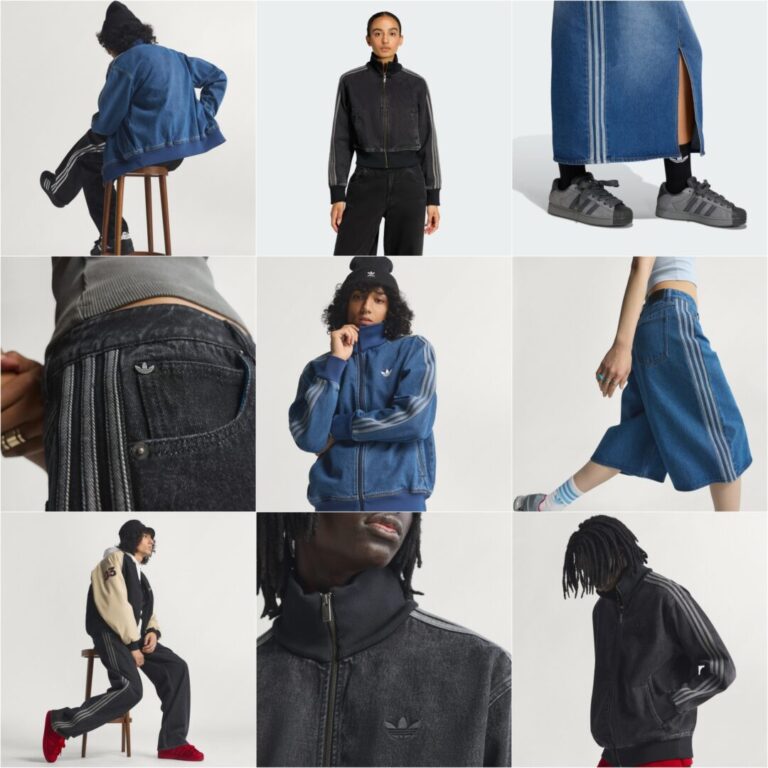 アディダスからデニム素材を使用した新作”トラックトップ・パンツ