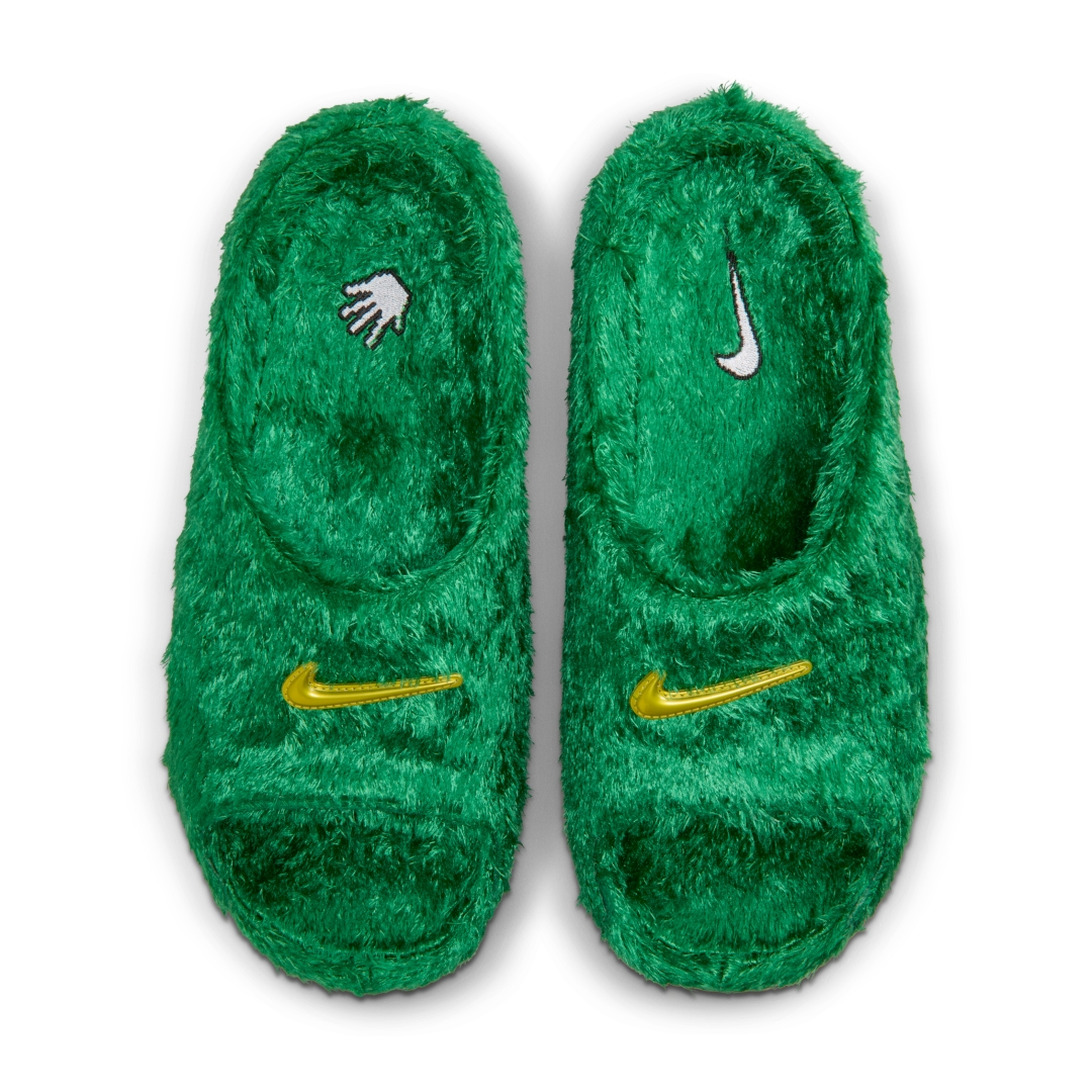 【2025年 12/19 発売予定】.SWOOSH × NIKE REACTX REJUVEN8 SLIDE QS “Touch Grass Pack” (ドットスウッシュ ナイキ リアクト リジュビネイト “タッチグラスパック”) [IO9763-300/IR0860-700]