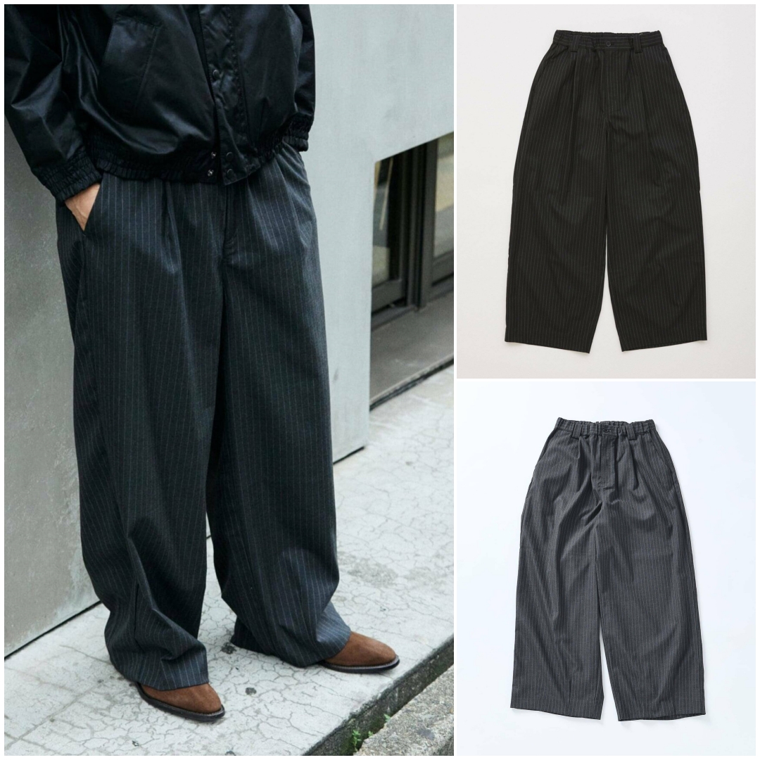 JOURNAL STANDARD "TR モダン ツイル ワイド ストライプ スラックス"が2025年 12月下旬 発売 (ジャーナルスタンダード)