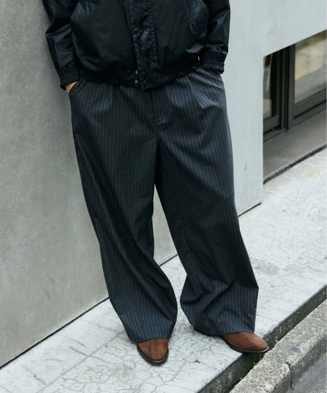 JOURNAL STANDARD “TR モダン ツイル ワイド ストライプ スラックス”が2025年 12月下旬 発売 (ジャーナルスタンダード)