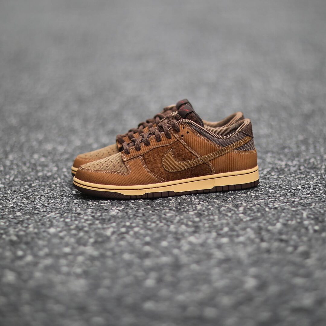 【2025年 発売】NIKE DUNK LOW “Light British Tan Corduroy” (ナイキ ダンク ロー “ライトブリティッシュタンコーデュロイ”) [IB7746-200]