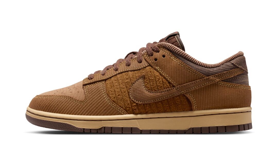 【2025年 発売】NIKE DUNK LOW “Light British Tan Corduroy” (ナイキ ダンク ロー “ライトブリティッシュタンコーデュロイ”) [IB7746-200]