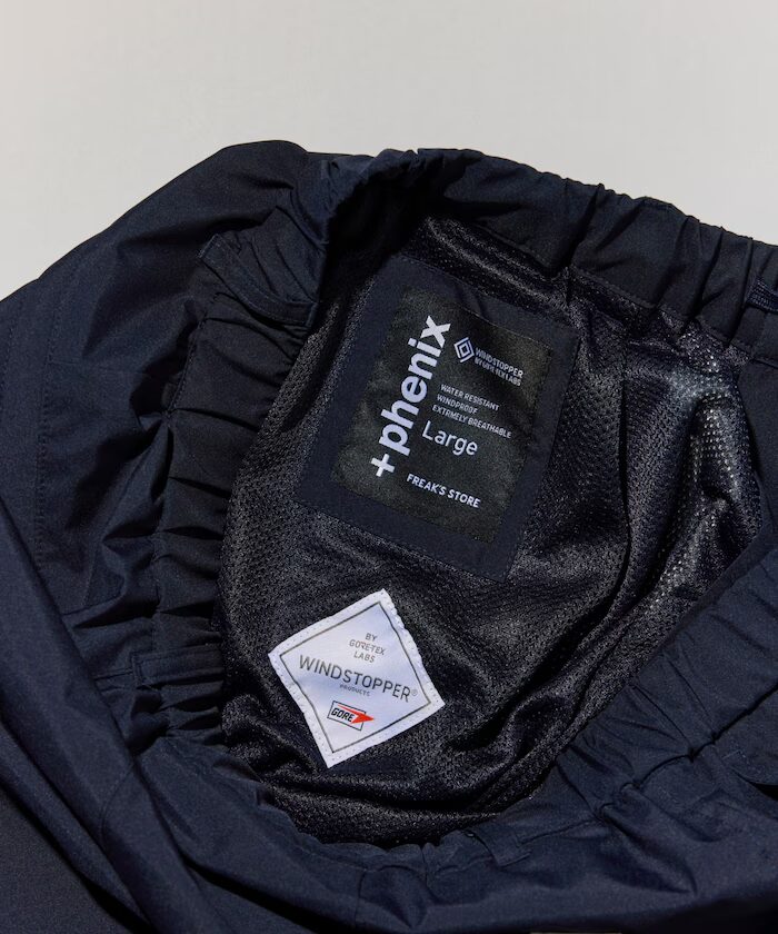 FREAK’S STORE × Plus Phenix 2026 SS 別注 “GORE-TEX WINDSTOPPER PACKABLE SLACKS PANTS”が1月下旬 発売 (フリークスストア プラスフェニックス ゴアテックス ウィンドストッパー パンツ)