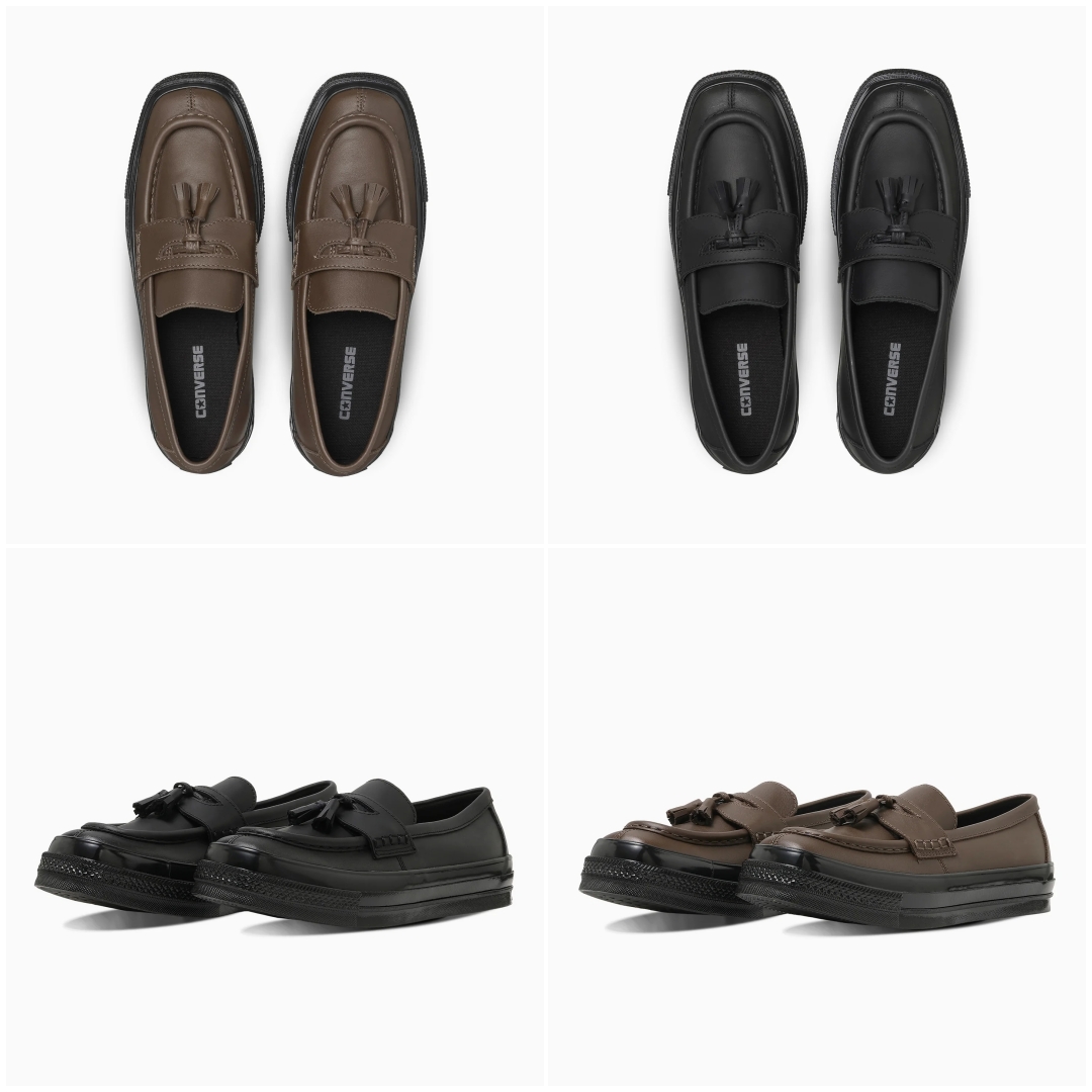 【2026年 1/27 発売】CONVERSE ALL STAR SQUARETOE LOAFER “Black/Dark Brown” (コンバース オールスター スクエアトウ ローファー) [31316980/31316981]