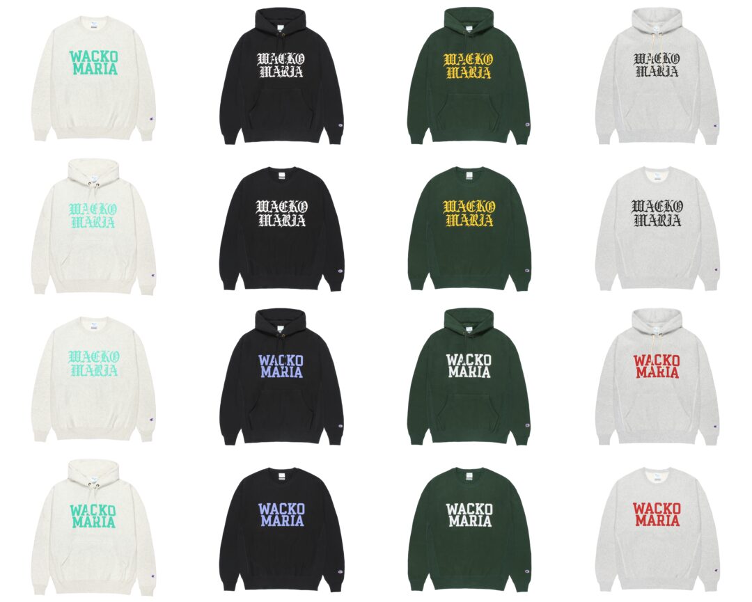 【2026年 初売り】WACKO MARIA × Champion “REVERSE WEAVE Hoodie & Crew Neck”が2026年 1/3 発売 (ワコマリア チャンピオン リバースウィーブ)