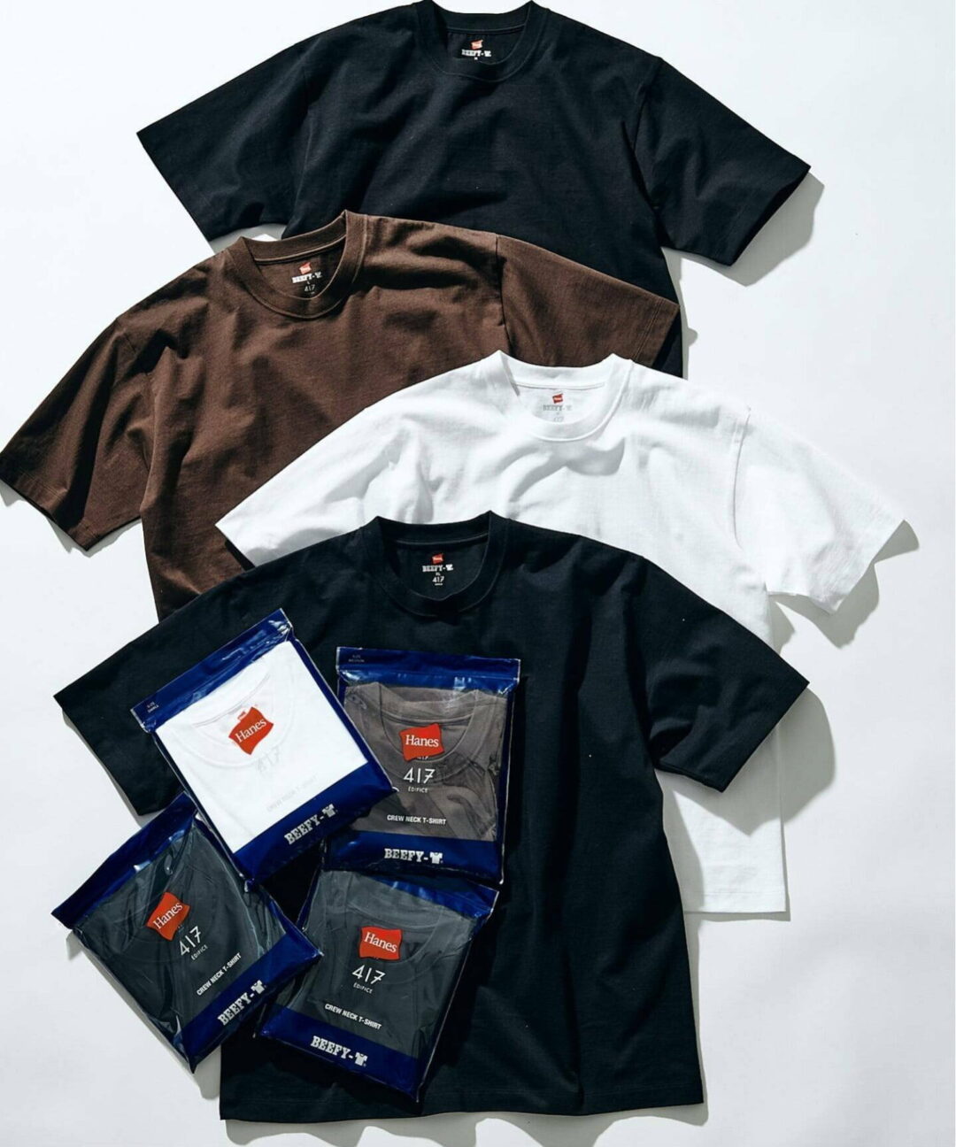417 EDIFICE × HANES 2026 SS 別注 "BEEFY-T"が3月中旬 発売 (エディフィス ヘインズ ビーフィーTシャツ)