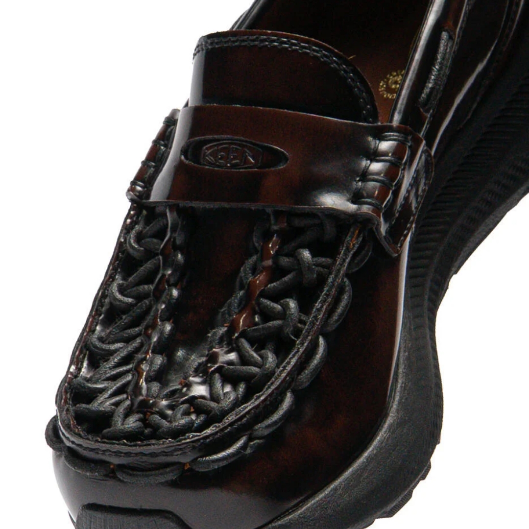 KEENから編み込みローファー「UNEEK LOAFER WK “Oxblood”」が2025年 12/18 発売 (キーン ユニーク ダブルケー)