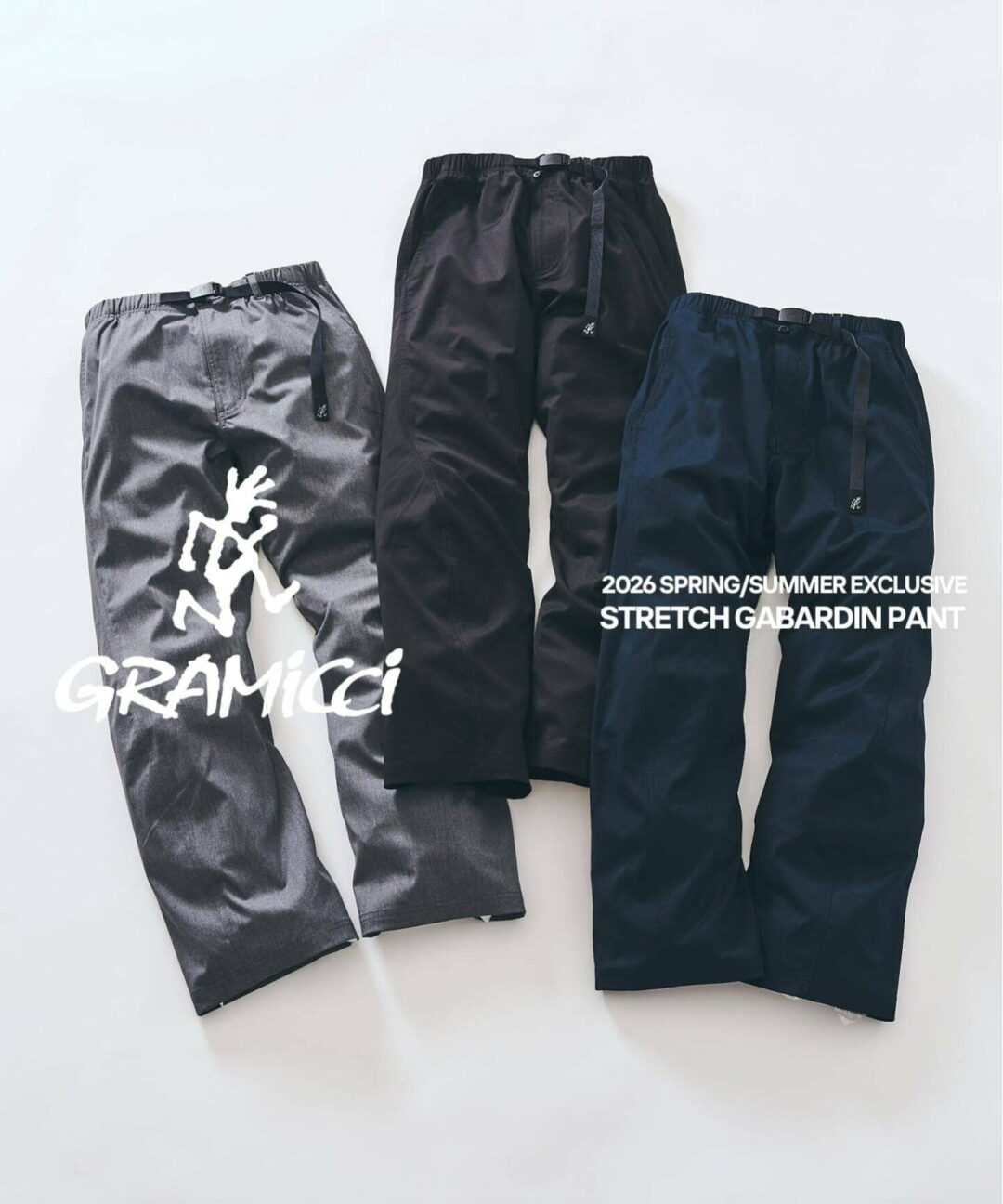 417 EDIFICE × GRAMICCI 別注 “ストレッチ ギャバジン パンツ”が2026年 2月下旬 発売 (エディフィス グラミチ)