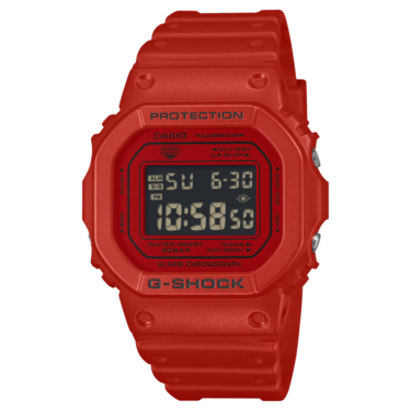 G-SHOCKブランドカラーである赤にこだわったIconic Styles “DW-5600RRB-4JF”が2025年 12/5 発売 (Gショック ジーショック)