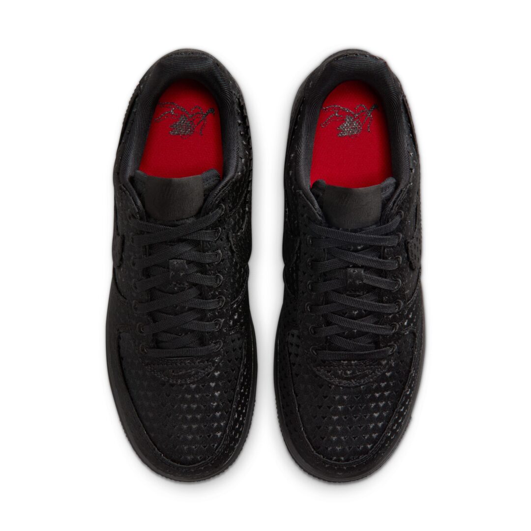 【2026年 2月 発売予定】NIKE AIR FORCE 1 LOW “Valentine 2026/Triple Black” (ナイキ エア フォース 1 ロー “バレンタイン/トリプルブラック”) [IQ9965-001]