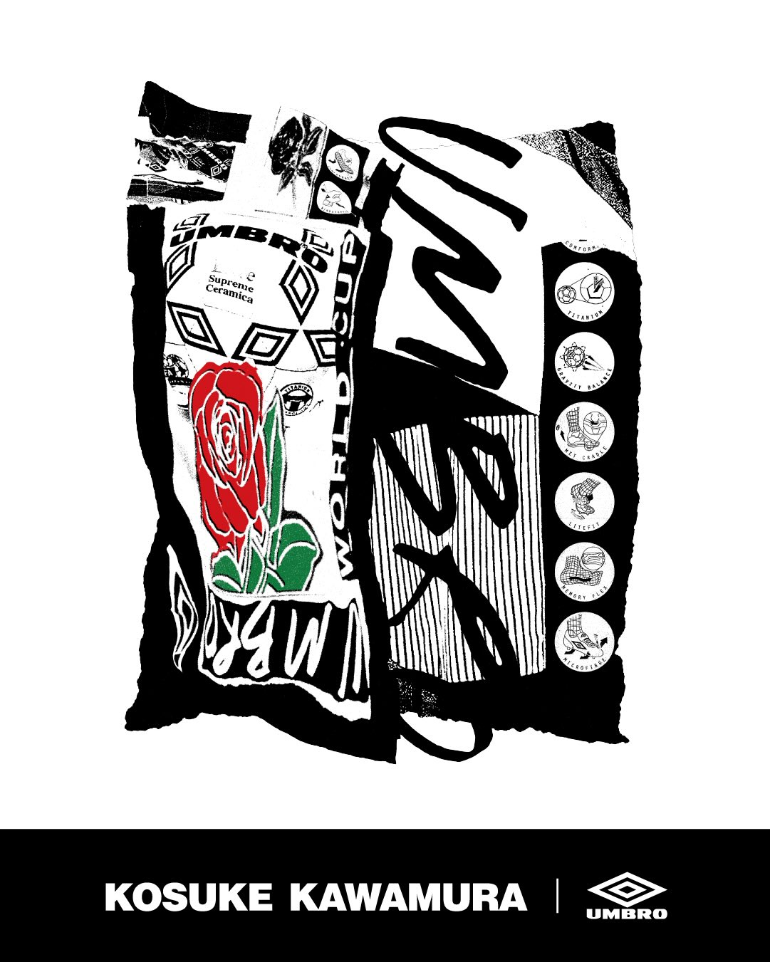 UMBRO × 河村康輔 コラボシリーズが発売 (アンブロ Kosuke Kawamura)