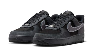 【2025年 発売予定】NIKE AIR FORCE 1 07 LOW “Black/Dark Smoke Grey” (ナイキ エア フォース 1 ロー “ブラック/ダークスモークグレー”) [IB6842-002]