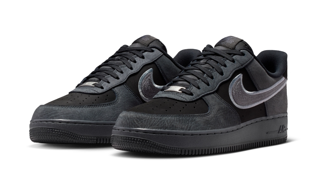【2025年 発売予定】NIKE AIR FORCE 1 07 LOW “Black/Dark Smoke Grey” (ナイキ エア フォース 1 ロー “ブラック/ダークスモークグレー”) [IB6842-002]