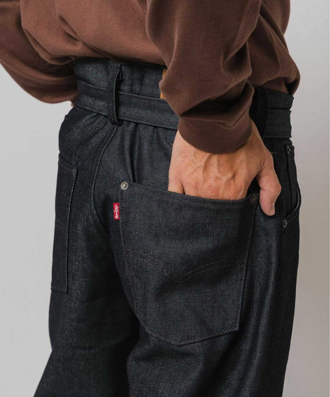 Levi’s︎︎ × EDIFICE 別注 2026 SS TWISTED BELTED デニムパンツが4月下旬 発売 (リーバイス エディフィス ツイスト ベルト)