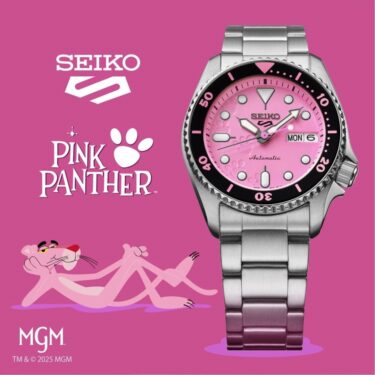 SEIKO 5 SPORTS x ピンクパンサー “SBSA321”が2026年 1/12 発売 (セイコー PINK PANTHER)
