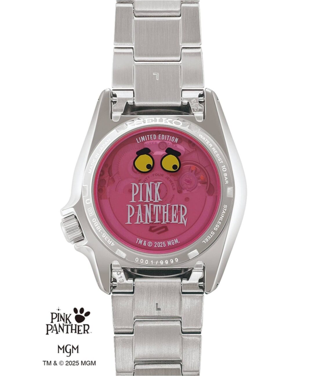 SEIKO 5 SPORTS x ピンクパンサー “SBSA321”が2026年 1/12 発売 (セイコー PINK PANTHER)