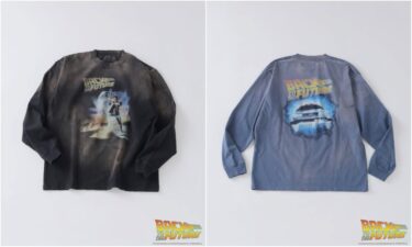 JOURNAL STANDARD relume × BACK TO THE FUTURE 別注 ダメージ加工 ロングスリーブ Teeが2026年 1月上旬 発売 (バック・トゥ・ザ・フューチャー ジャーナルスタンダード)