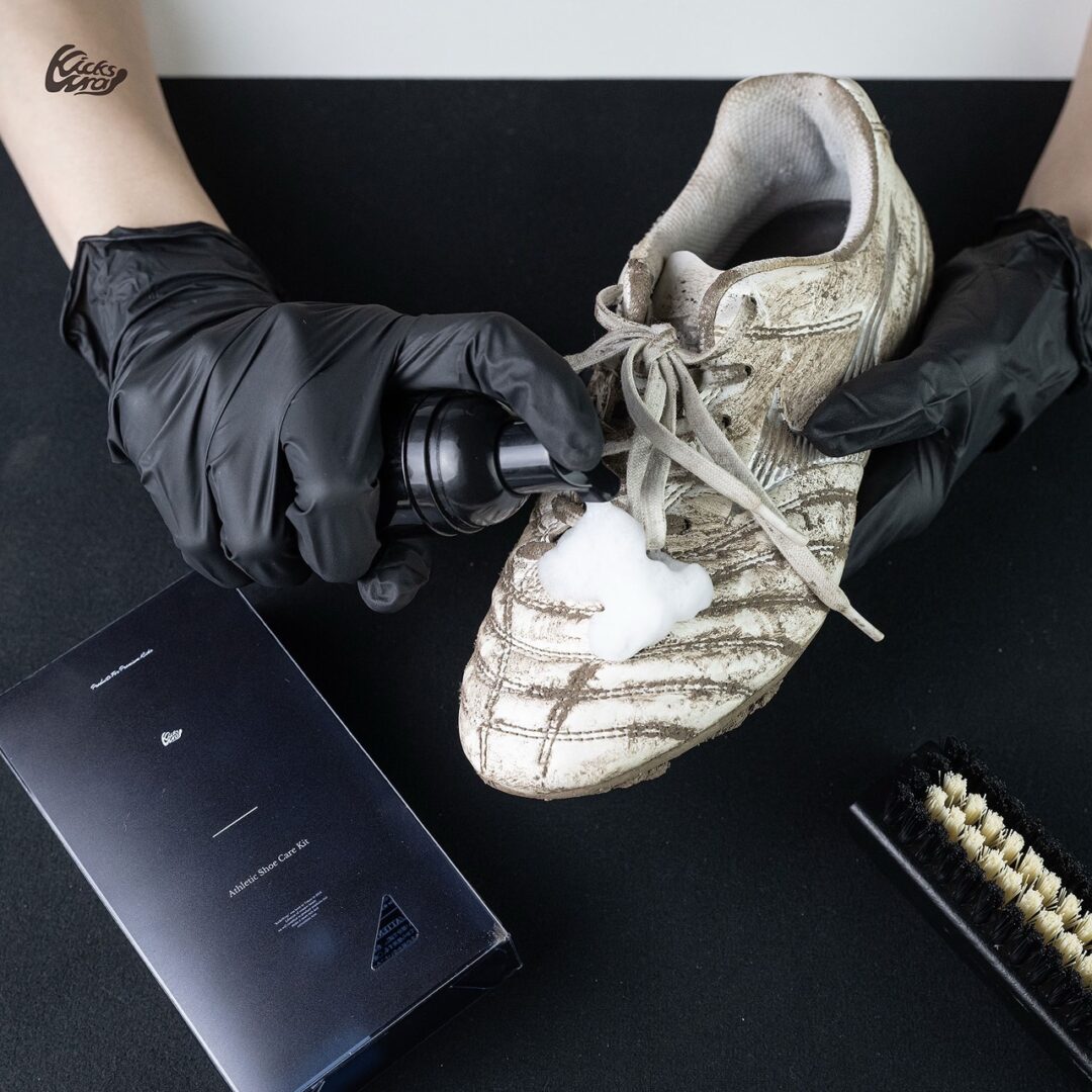 KicksWrapから水不要のオリジナルスポーツ・ハードシューズ用ケアキット「Athletic Shoe Care Kit」が2025年 12/11 19:00 発売 (キックスラップ)
